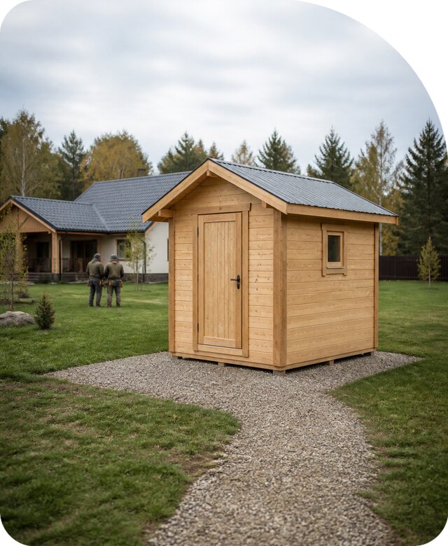 Хозблок из бруса под ключ в Красноярске по цене от 86360 р. | РадиДОМА-Крс
